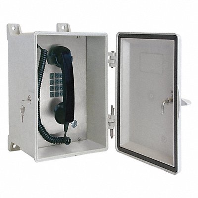HUBBELL GAI-TRONICS 354001LDSK Telephone Analog Grey Surface Mount