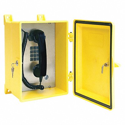 HUBBELL GAI-TRONICS 354001YLSK Telephone Analog Yellow Surface Mount