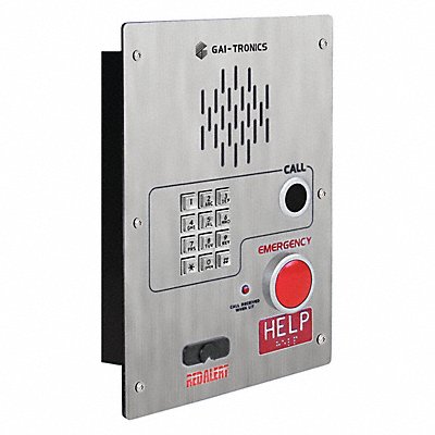 HUBBELL GAI-TRONICS 398001TP Emergency Telephone Analog Silver