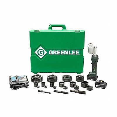 GREENLEE LS100X11SB4 Knockout Tool Kit 44.2 lb Dies Included