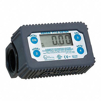 FILL-RITE TT10PN Flowmeter For 1 Pipe FNPT 2 to 35 gpm