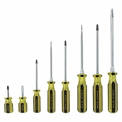 STANLEY 66158A Mag Tip Screwdriver Set NmPcs8