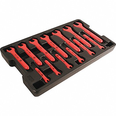 WIHA 20194 Opn End Wrench St #Pcs 13 SnglEnd