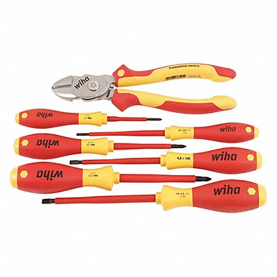 WIHA 32942 Insulated Tool Set 7 Pieces 1000VAC Max