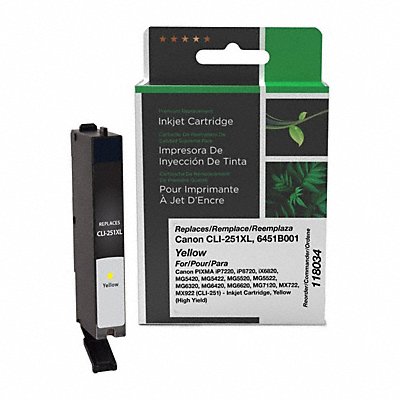 CLOVER CIG6451B001 Ink Cartridge Yellow Remanufactured