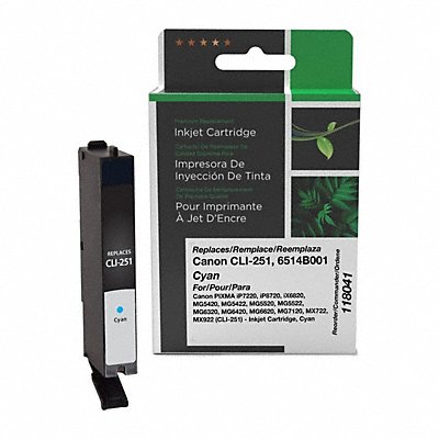 CLOVER CIG6514B001 Ink Cartridge Cyan Remanufactured