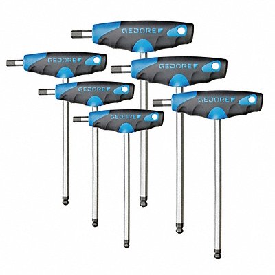 GEDORE DT214206 Hex Key Set T 5 63/64 to 8 25/64