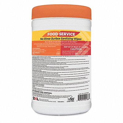 2XL 2XL447 Food Service Wipes 100 ct Canister PK6