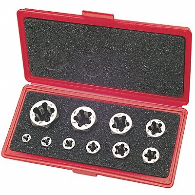 GREENFIELD THREADING 403520 Die Set UN HSS 10pc