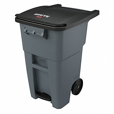 RUBBERMAID COMMERCIAL PRODUCTS 1971956 Garbage Can Free-Standing Roll Out 50 gal.