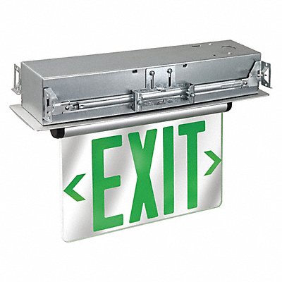 LUMAPRO 53RH97 Ext Sgn Alum Silv 14 9/16in 2W