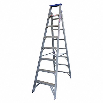 TIVOLI PRODP8 Dual Purpose Ladder 8 ft H Aluminum