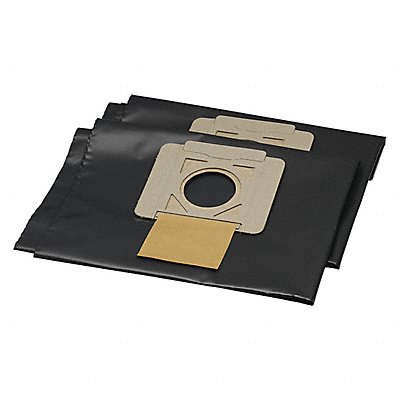 NILFISK 107417821 Vacuum Bag Plastic 1-Ply Reusable PK5