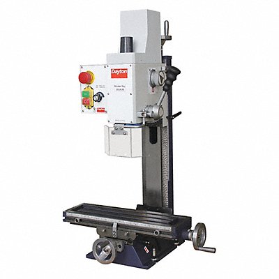 DAYTON 53UH19 Mill Drill Machine Manual 1ph 120V