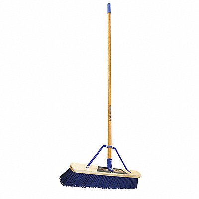 QUICKIE 869HDSU Push Broom 60 in Handle L 24 in Face