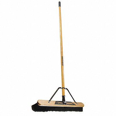 QUICKIE 863HDSU Push Broom 60 in Handle L 24 in Face