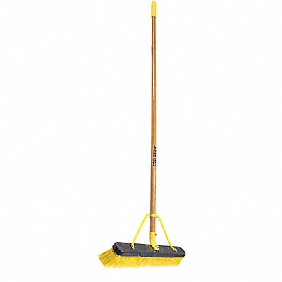 QUICKIE 857SUS Push Broom 58 in Handle L 24 in Face