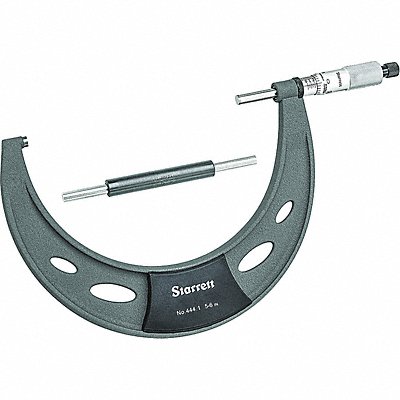 STARRETT T4441XRL6 Outside Micrometer 5 to 6 Range Ratchet