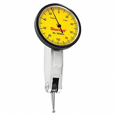 STARRETT 3808MA Dial Test Indicator Set 1-1/4 Yellow
