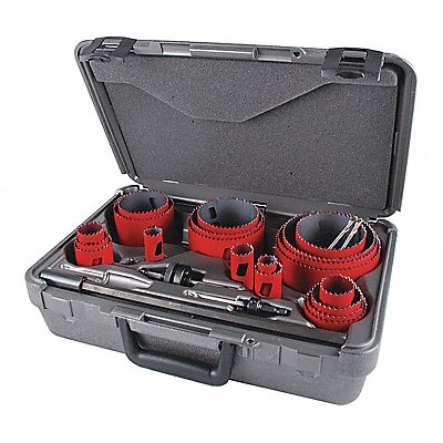 MORSE MHS23M Hole Saw Kit Saw Range 3/4 to 4-3/4