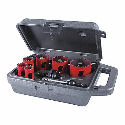 MORSE MHS04P Hole Cutter Kit Range 2-1/8 to 3-5/8