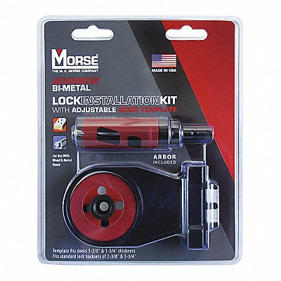 MORSE MHSALKIT1 Hole Saw Kit Saw Range 3/4 to 2-1/2