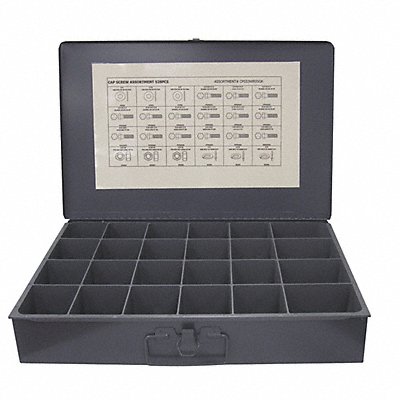 GRAINGER CPS1LAA2GR HexHeadCap Screw Assortment No ofPieces 485