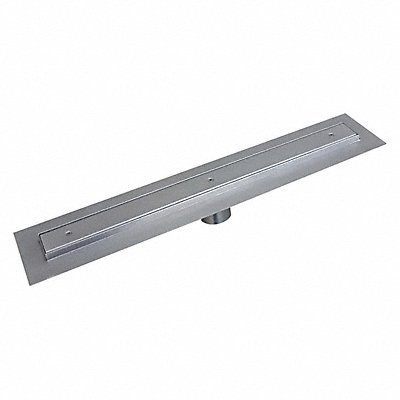 BESTCARE WHLD24F Shower Drain 3 3/8 in Body H SS
