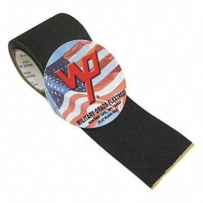 MILITARY GRADE FLEXTRED MG540460BLA AntiSlip Tape 60 ftLx4 inW BLK 60 Grit