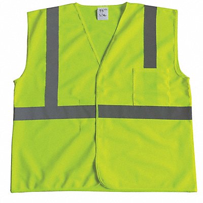 CONDOR 53YL05 J6017 U-Block Vest Class2 Yellow/Grn L/XL