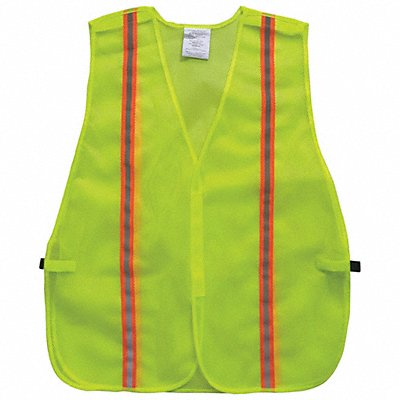 CONDOR 53YM03 J6044 Back Stp Vest Unrated Yellow/Grn Univ