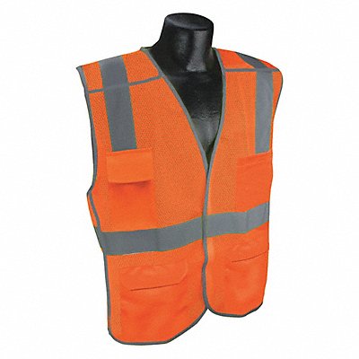 CONDOR 53YN39 J6036 Breakway Vest Orange/Red 2XL/3XL