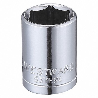 WESTWARD 53YP94 Socket Steel Chrome 11 mm