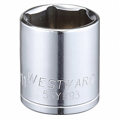 WESTWARD 53YR93 Socket Steel Chrome 21 mm