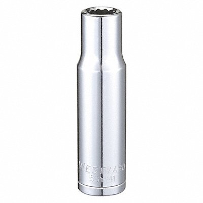 WESTWARD 53YV41 Socket Steel Chrome 11 mm