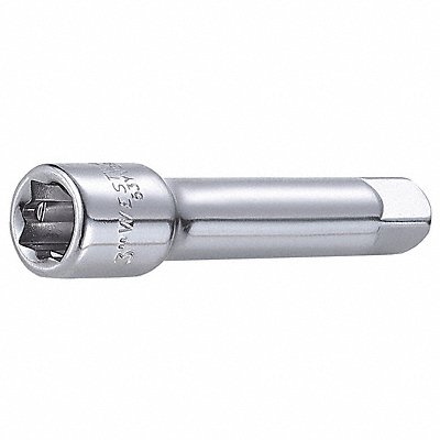 WESTWARD 53YV69 Socket Extension Chrome Drv 3/8 in