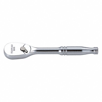 WESTWARD 53YV76 Hand Ratchet 5 in Chrome 1/4 in