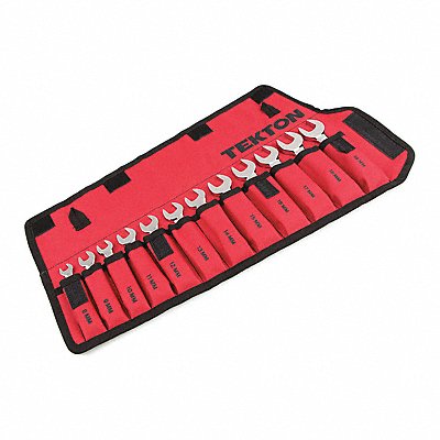 TEKTON WRN01190 Stubby Comb Wrench Set 8-19mm 12 pcs.
