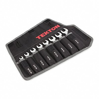 TEKTON WRN01086 Stubby Comb Wrn Set 5/16-3/4 8 pcs.