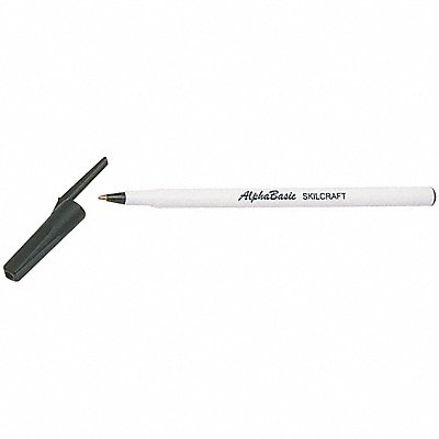 54DD47 ABILITY ONE 7520010000000 Rollerball Pens Black PK12