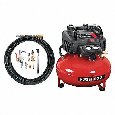 PORTER CABLE C2002WK Portable Air Compressor 6 gal Pancake