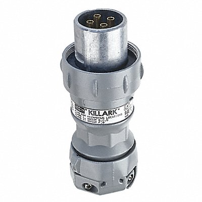 HUBBELL VP3275 Pin and Sleeve Plug 30 A Grey 2Pl