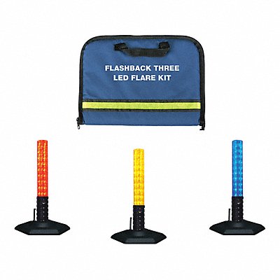 EMI 3065 K7717 LED Safety Flare Kit LED Blue 4 H