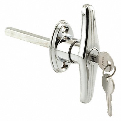 PRIME-LINE GD52200 T Locking Handle Chrome Silver PR