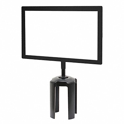 TENSABARRIER FRAMEHDSC338511HDH Sign Holder Gloss Black
