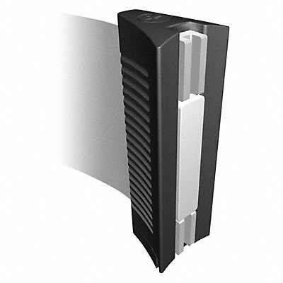 TENSABARRIER BELTENDD Magnetic Belt End 2 H Plastic/Metal BLK