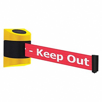 TENSABARRIER 89715S35NORHXC Barrier Post Plastic Post Yellow Finish