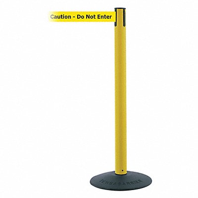 TENSABARRIER 87535MAXNOYAXC Barrier Post PVC Post Yellow Finish