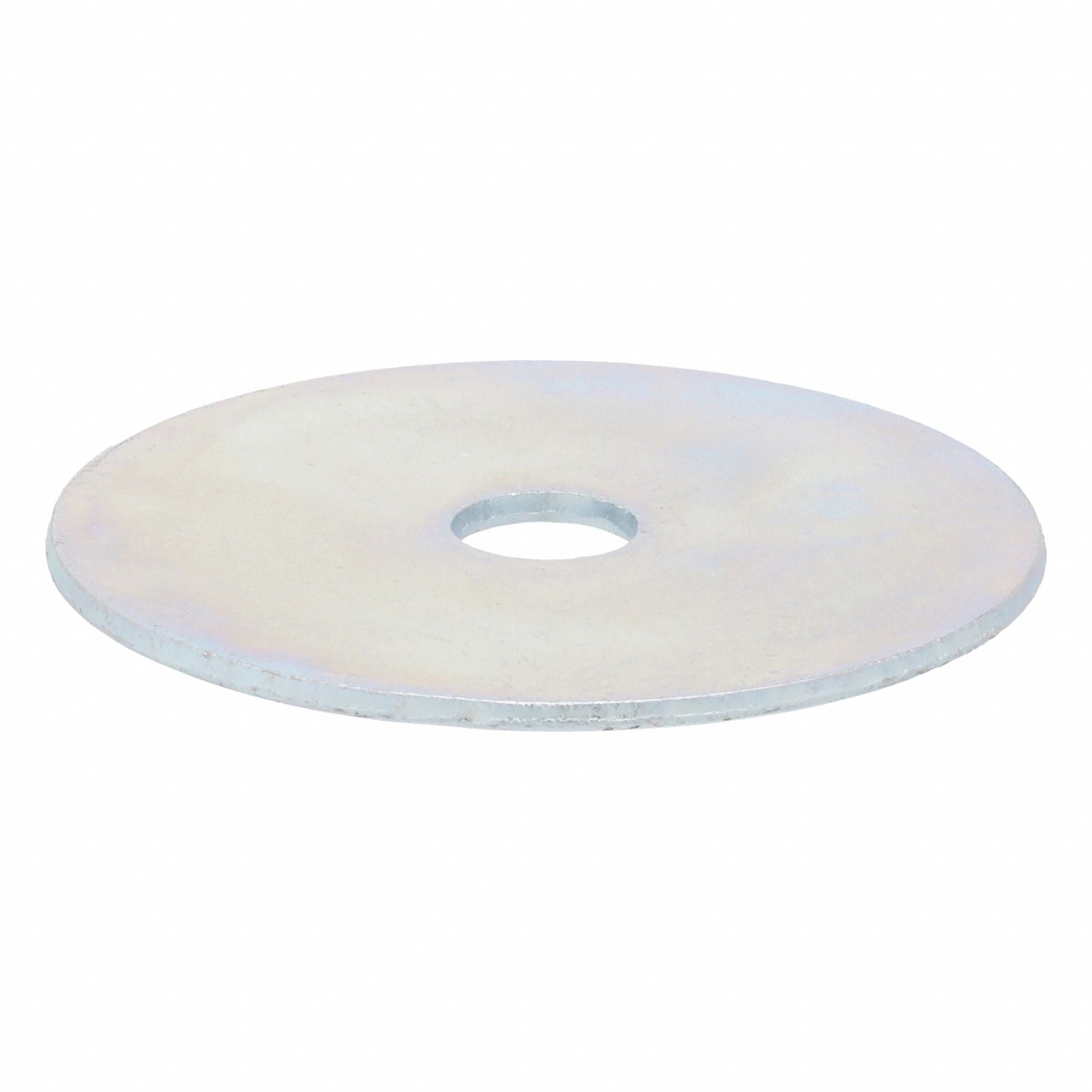 GRAINGER M384000600038 Flat Washer Zinc Stl M6 38x1.5mm 100PK