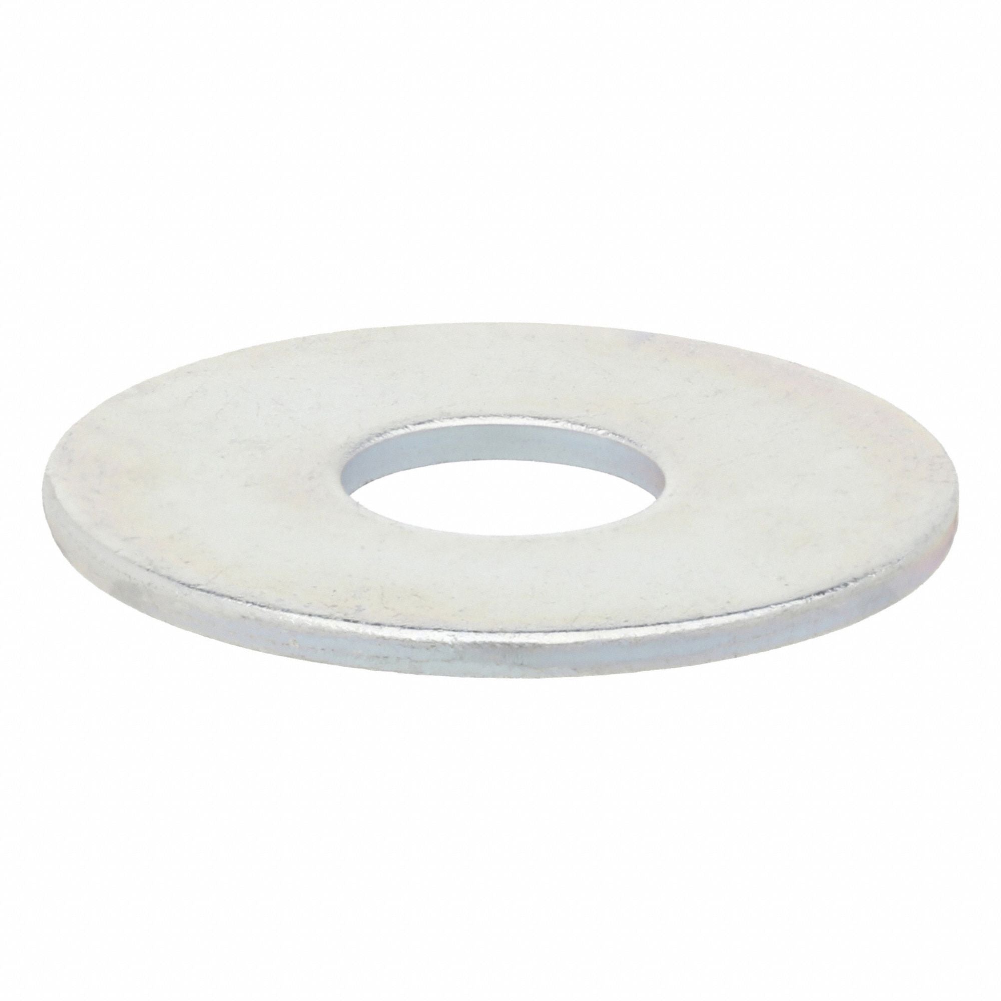 GRAINGER M384001000030 Flat Washer Zinc Stl M10 30x1.5mm 100PK
